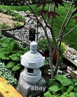 Natural Granite Hand-cut Japanese Lantern-Misaki D30cm