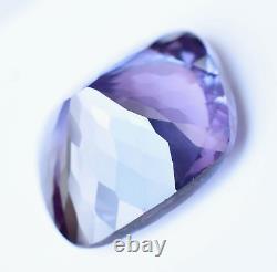 Natural Gray-Purple Musgravite 39.20Ct Cushion Certified Tanzania Loose Gemstone
