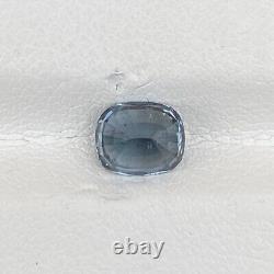 Natural Gray Spinel 1.33 Cts Cushion Cut Sri Lanka Loose Gemstone