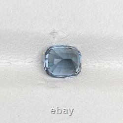 Natural Gray Spinel 1.33 Cts Cushion Cut Sri Lanka Loose Gemstone