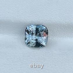 Natural Gray Spinel 2.02 Cts Cushion Cut Loose Gemstone