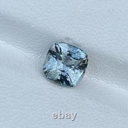 Natural Gray Spinel 2.02 Cts Cushion Cut Loose Gemstone