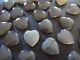 Natural Grey Moonstone Heart Shape Cabochon Loose Gemstone A Quality Moonstone