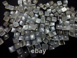 Natural Grey Moonstone Square Cabochon 6mm To 15mm Wholesale Loose Gemstone