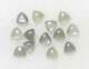 Natural Grey Moonstone Trillion Shape Cabochon Loose Gemstone 5x5mm To 6x6mm