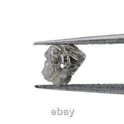 Natural Grey Raw Diamond Beads Irregular Rough Diamond Beads For Jewelry Making