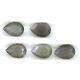 Natural Grey Moonstone Pear Faceted Cut 4x6mm To 6x9mm Loose Gemstone Aaa Lot