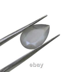 Natural Grey moonstone pear faceted cut 7x10mm To 12x16mm Loose Gemstone AAA