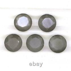 Natural Grey moonstone round faceted cut 5mm To 7mm Loose Gemstone AAA quality
