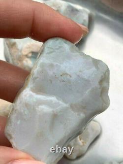Natural Lambina Potch and Colour Grey Base Rough Opal 10ozs Large stones (3488)