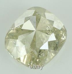 Natural Loose Diamond Grey Color Cushion I1 Clarity 6.60 MM 1.40 Ct KR1842