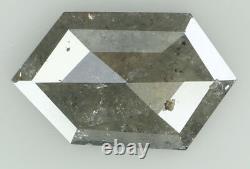 Natural Loose Diamond Grey Color Hexagon I3 Clarity 11.40 MM 1.50 Ct KR1482