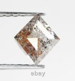 Natural Loose Kite Salt And Pepper Diamond Grey Color 0.66 CT 6.4 MM kite Shape