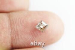 Natural Loose Kite Salt And Pepper Diamond Grey Color 0.66 CT 6.4 MM kite Shape