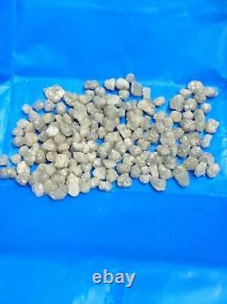 Natural Loose Rough Diamonds Natural Shape White Gray 25.00+ Ct Lot 5.0-6.0 MM