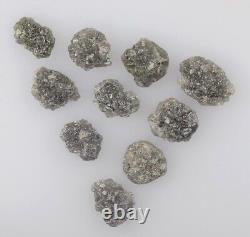 Natural Loose Rough Grey Raw Uncut Diamond Conflict Free Diamond For Use Jewelry