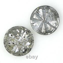 Natural Loose Round Black Grey Color Diamond 0.50 CT 4.00 MM BrilliantCut KR2389