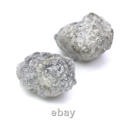 Natural Raw Loose Diamond Grey Colour Rough Diamond Uncut Diamond For Jewellery