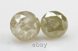 Natural Round Brilliant cut Diamond 0.41 CT Fancy Grey color Loose diamond