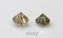 Natural Round Brilliant cut Diamond 0.41 CT Fancy Grey color Loose diamond