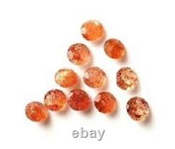 Natural Sunstone Round Faceted Cut Loose Gemstone 6x6mm To 10x10mm High Quality