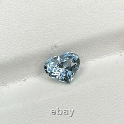 Natural Untreated Grey Spinel 1.84 Cts Heart Shape Sri Lanka Loose Gemstone