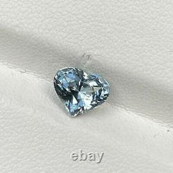 Natural Untreated Grey Spinel 1.84 Cts Heart Shape Sri Lanka Loose Gemstone