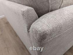 Oak Furnitureland Carrington Natural & Stone Grey 3 Seater Sofa RRP £1094.99
