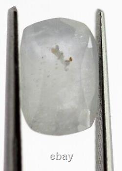 Off- White 3.54 Ct Natural Gray Sapphire Mined Ceylon Loose Gemstone No Heat