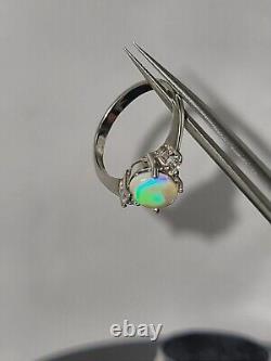 Opal Ring Sterling Silver