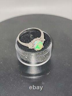 Opal Ring Sterling Silver