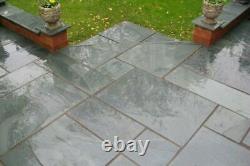 Premium Brazilian Grey-Green Slate Paving Slabs Natural Paver Garden Patio Stone