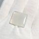 Rare Gel Mohave Light Crystal Gray Blue Chalcedony Rectangle Cabochon 20.96 Ct