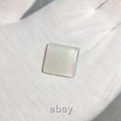 RARE GEL Mohave Light Crystal Gray BLUE CHALCEDONY Rectangle Cabochon 20.96 ct