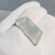 Rare Mohave Pale Gray Blue Chalcedony (gel Grade) Trapezoid Cabochon 27.22 (ct)