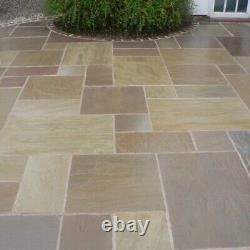 Raj Green Sandstone Paving full packs. Cover 18 square meters, free delivery