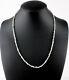 Raw Diamond Gemstone Necklace Natural White 29 Carat / 47 Cm