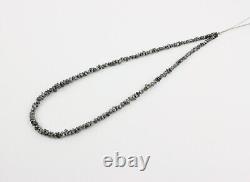 Rohdiamant Chain Cord Gemstone Grey Raw Diamond Sparkling Approx. 62 Carat