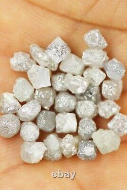 Rough Diamond 20.50 carat Lot Rare Natural Snow White Grey rough Loose diamond