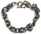Stephen Dweck 19 Sterling Silver 925 & Hematite Chain Toggle Necklace 203g