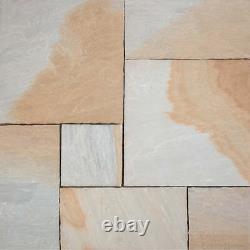 Sandstone Indian Natural Cleft Exterior Rustic Grey 18.67m2 Paving Slabs 600x300