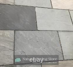 Sandstone KANDLA GREY paving 600x900 natural Indian patio slabs flags