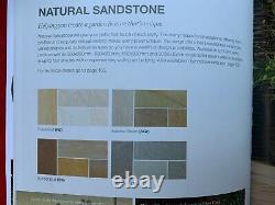 Sandstone Paving Slabs Bradstone Grey New various sizes approx. 6 sqm