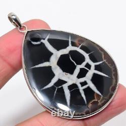 Septerian Stone & Gronates 925 Sterling Silver Pendant 2.55 SP280-82