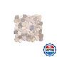 Sliced Pebble Tile Light Grey 11-1/2 In. X 11-1/2 In. X 9.5mm Honed Pebble Mosai