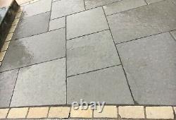 South Indian Grey Limestone Slabs Garden Natural Paving Patio Floor Handcut Slab