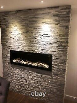 SplitFace Sparkly White Grey Quartz 3D Cladding Wall Tiles? AS LOW AS £41.78/m2
