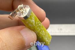 Sterling silver 925 faceted handmade mix stones pendants wholesale lot 9Pcs