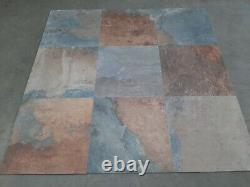 TILES JOBLOT 18Terracotta/ Grey/ Cream Non-slip Stone Look Porcelain Tiles 40m2