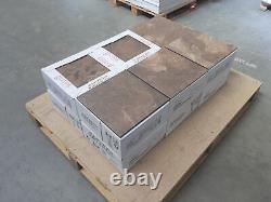 TILES JOBLOT 28 Terracotta/Grey Anti-slip Stone Look 31x31 Porcelain Tiles 30m2